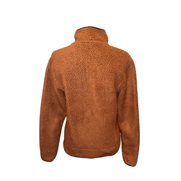 Patagonia Retro Pile Quarter Zip Fleece Pullover Women’s Size Medium Brown - Picture 2 of 4
